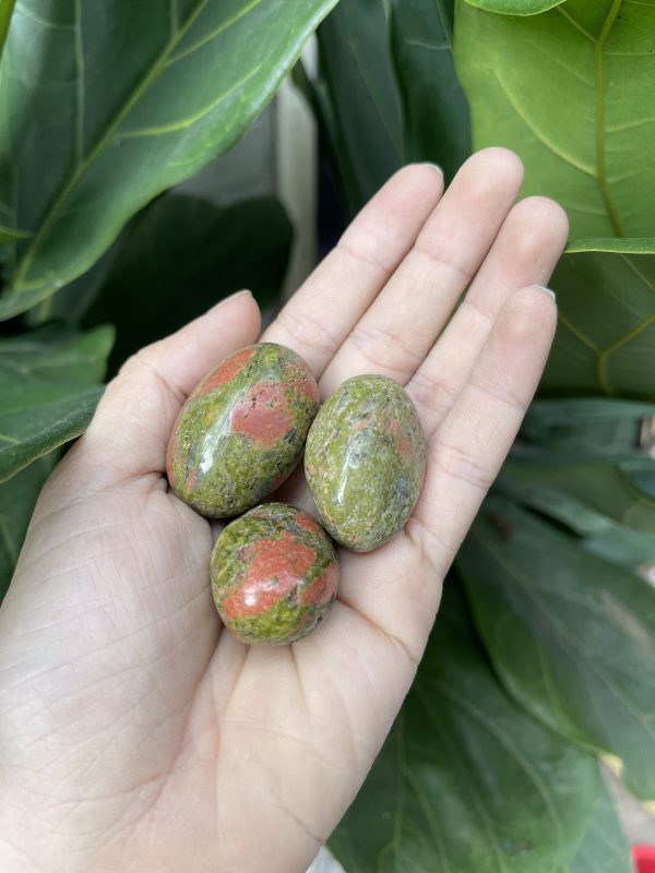 Đá Vô Song | Tumble Unakite | Đá trang trí, sưu tầm, healing | CADA DECOR