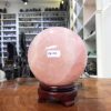 Bi cầu Thạch Anh Hồng – Rose Quartz Sphere (BH112), ĐK: 36 CM, KL: 2,02KG