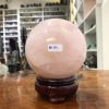 Bi cầu Thạch Anh Hồng – Rose Quartz Sphere (BH151), ĐK: 10,51 CM, KL: 1,62 KG