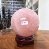 Bi cầu Thạch Anh Hồng – Rose Quartz Sphere (BH122), ĐK: 11,15 CM, KL: 1,795 KG