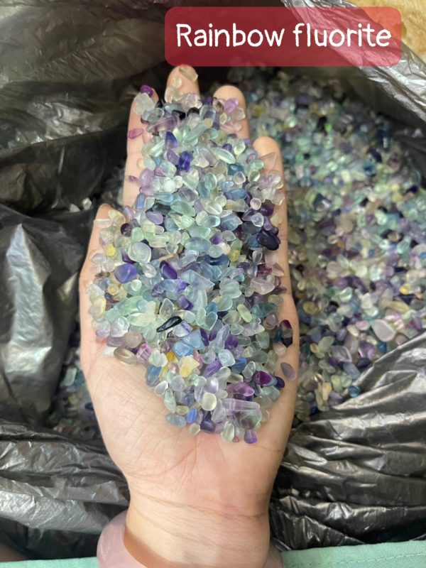 Đá Vụn Rainbow Fluorite | Đá trang trí, sưu tầm, healing | CADA DECOR