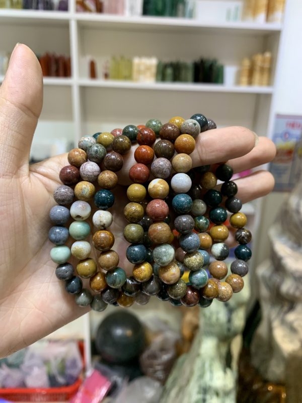 Vòng Ocean Jasper 8mm - Vòng đơn | CADA DECOR