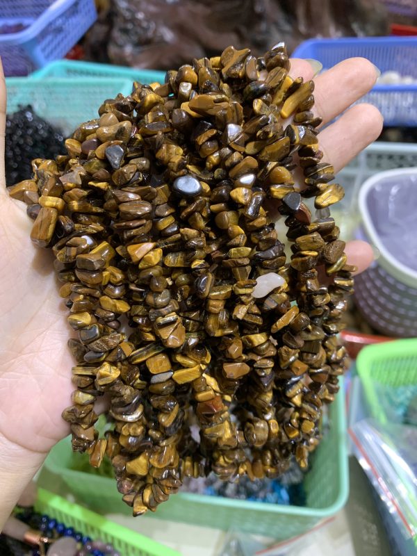 Dây chip Yellow Tiger Eye - Đá Mắt Hổ Vàng | CADA DECOR