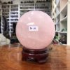 Bi cầu Thạch Anh Hồng – Rose Quartz Sphere (BH111), ĐK: 34 CM, KL: 1,72KG