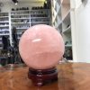 Bi cầu Thạch Anh Hồng – Rose Quartz Sphere (BH112), ĐK: 36 CM, KL: 2,02KG