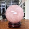 Bi cầu Thạch Anh Hồng – Rose Quartz Sphere (BH114), ĐK: 14,97 CM, KL: 4,6 KG