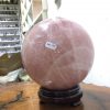 Bi cầu Thạch Anh Hồng – Rose Quartz Sphere (BH130), ĐK: 17,20 CM, KL: 6,99 KG