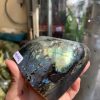 ĐÁ XÀ CỪ – HẮC NGUYỆT QUANG – Labradorite (XC176) – KL: 0,710KG