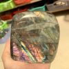 ĐÁ XÀ CỪ – HẮC NGUYỆT QUANG – Labradorite (XC183) – KL: 0,802KG