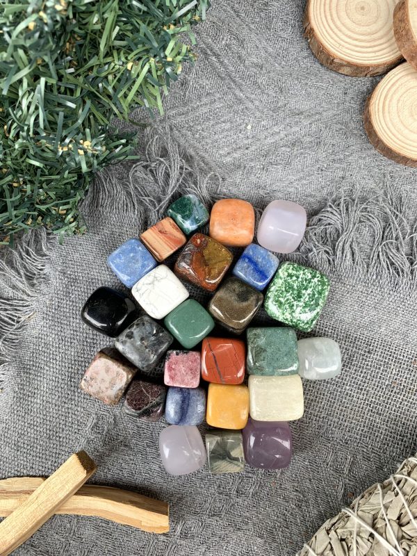 Cube mix nhiều loại đá | Đá trang trí, sưu tầm, healing | CADA DECOR