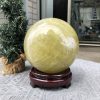 Bi Cầu Thạch Anh Vàng – Citrine Sphere (BV102) – KL: 3,455 KG – ĐK: 13,69 CM