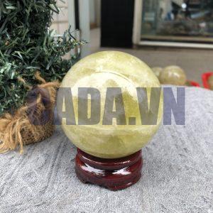 Bi Cầu Thạch Anh Vàng – Citrine Sphere (BV77) - KL: 0,695 KG - ĐK: 7,96 CM