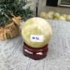 Bi Cầu Thạch Anh Vàng – Citrine Sphere (BV76) – KL: 0,31 KG – ĐK: 6,11 CM