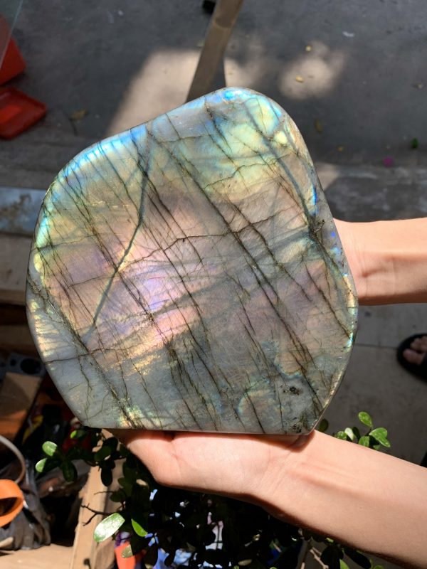 ĐÁ XÀ CỪ - HẮC NGUYỆT QUANG - Labradorite (XC174) - KL: 2,160KG