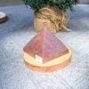 KIM TỰ THÁP ĐÁ THẠCH ANH DÂU ĐỎ – Strawberry Quartz (KTT28) KT: 4,3*5 CM – KL: 0,13 KG 