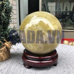 Bi Cầu Thạch Anh Vàng – Citrine Sphere (BV85) - KL: 2,605 KG - ĐK: 12,42 CM