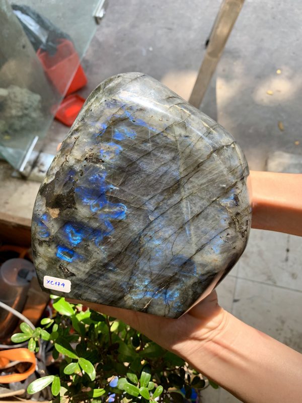 ĐÁ XÀ CỪ - HẮC NGUYỆT QUANG - Labradorite (XC174) - KL: 2,160KG