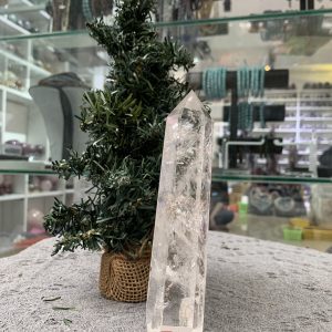 Trụ Thạch Anh Trắng trong – Clear Quartz Point, KL: 0,255KG (TTT192)