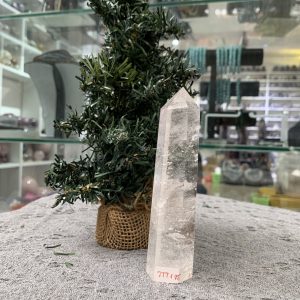 Trụ Thạch Anh Trắng trong – Clear Quartz Point, KL: 0,175 KG (TTT195)