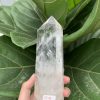 Trụ Thạch Anh Trắng trong – Clear Quartz Point, KL: 0,495 KG (TTT198)