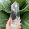 Trụ Thạch Anh Trắng trong – Clear Quartz Point, KL: 0,69 KG (TTT201)