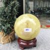 Bi Cầu Thạch Anh Vàng – Citrine Sphere (BV91) – KL: 1,33 KG – ĐK: 9,87 CM