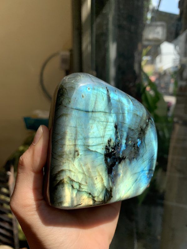 ĐÁ XÀ CỪ - HẮC NGUYỆT QUANG - Labradorite (XC176) - KL: 0,710KG