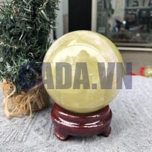 Bi Cầu Thạch Anh Vàng – Citrine Sphere (BV99) - KL: 1,175 KG - ĐK: 9,55 CM