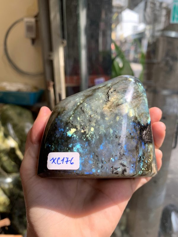 ĐÁ XÀ CỪ - HẮC NGUYỆT QUANG - Labradorite (XC176) - KL: 0,710KG