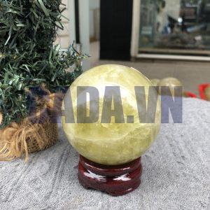 Bi Cầu Thạch Anh Vàng – Citrine Sphere (BV77) - KL: 0,695 KG - ĐK: 7,96 CM