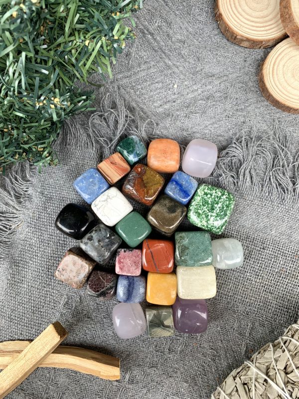 Cube mix nhiều loại đá | Đá trang trí, sưu tầm, healing | CADA DECOR