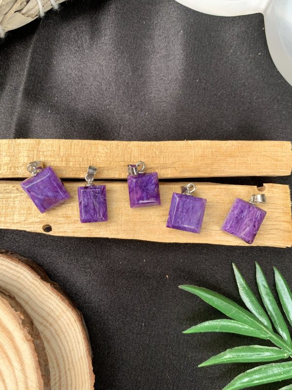 Mặt dây Đá mắt rồng Charoite