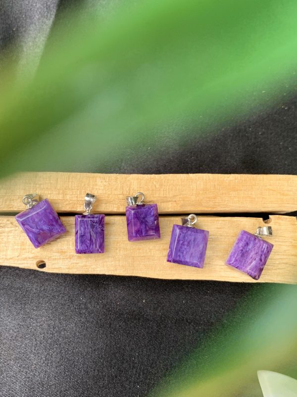 Mặt dây Đá mắt rồng Charoite