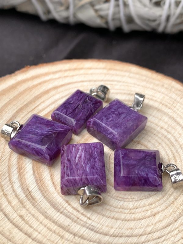 Mặt dây Đá mắt rồng Charoite