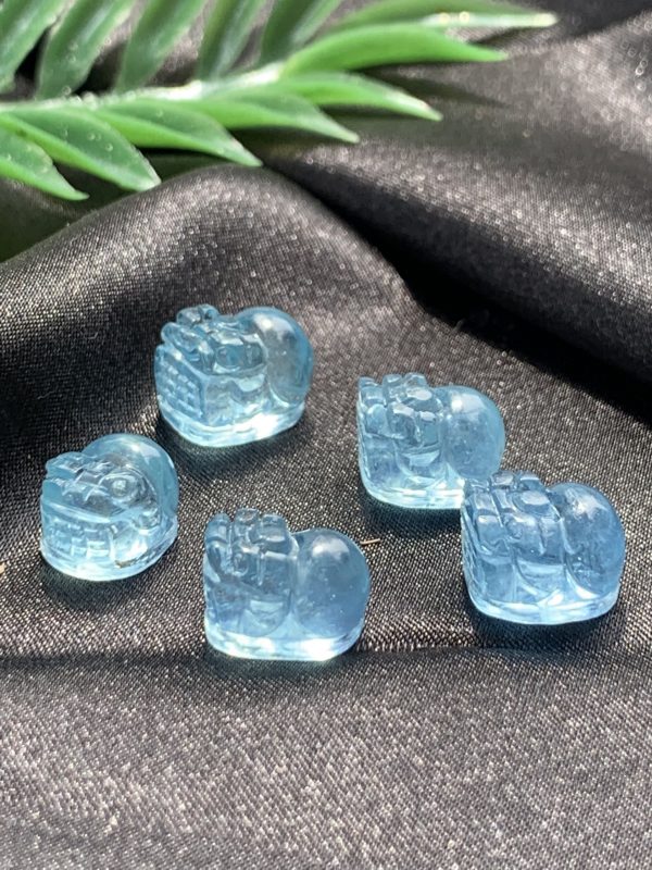 Tỳ Hưu Đá Aquamarine - Aquamarine Pixiu