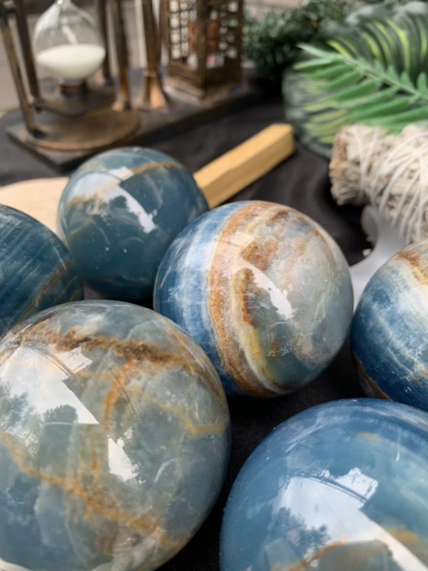 Bi Cầu Blue Onyx - Blue Onyx Ball