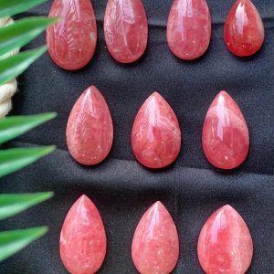 Giọt Nước Đá Đào Hoa - Rhodochrosite Water Drop