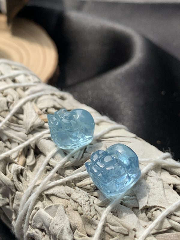 Tỳ Hưu Đá Aquamarine - Aquamarine Pixiu