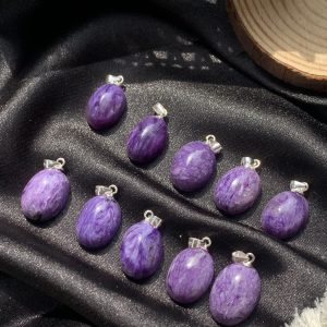 Mặt Dây Chuyền Đá Mắt Rồng - Charoite