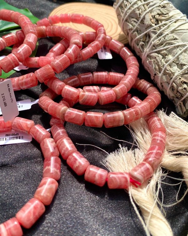 Vòng Tay Đào hoa - Rhodochrosite Bracelet