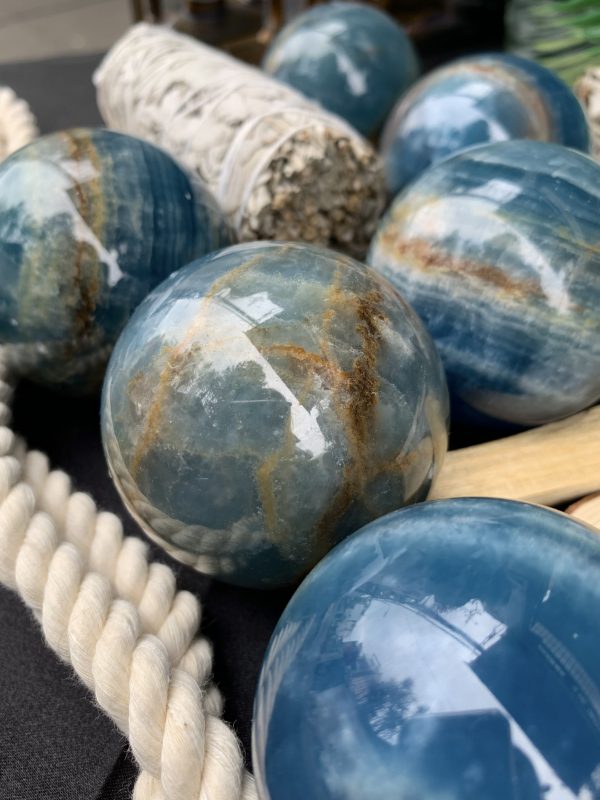 Bi Cầu Blue Onyx - Blue Onyx Ball