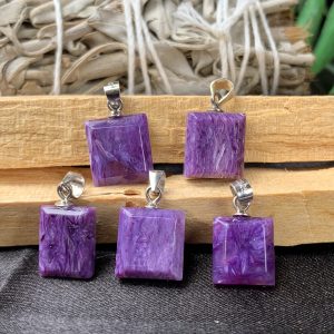 Mặt dây Đá mắt rồng Charoite