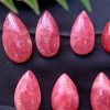 Giọt Nước Đá Đào Hoa – Rhodochrosite Water Drop