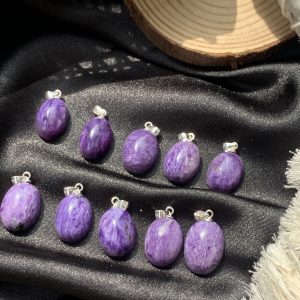 Mặt Dây Chuyền Đá Mắt Rồng - Charoite