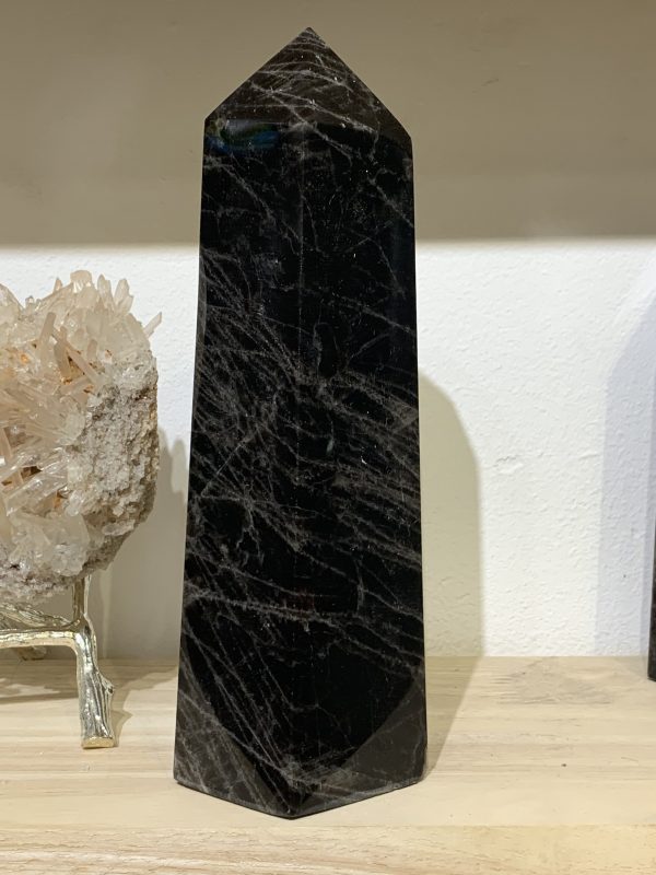 Trụ Thạch Anh Đen – Black Quartz Point (Morion) (TAĐ51) |CADA DECOR