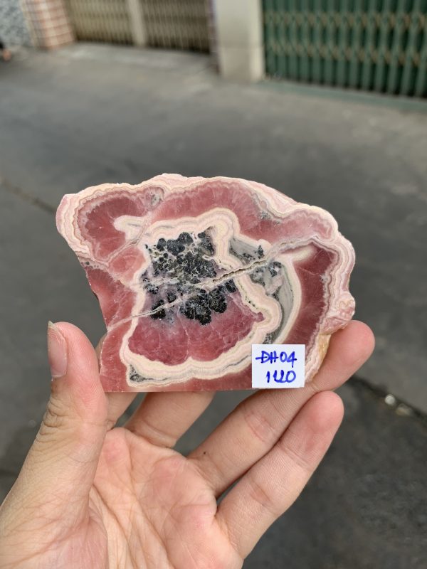  Đá Đào Hoa – Rhodochrosite (ĐH04), KT 5,5*7CM | CADA DECOR