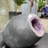 Túi Tiền – Ổ Tụ Tài Thạch Anh Tím – Amethyst (TAT43), KT: 12x10x18 CM, KL : 4,705kg