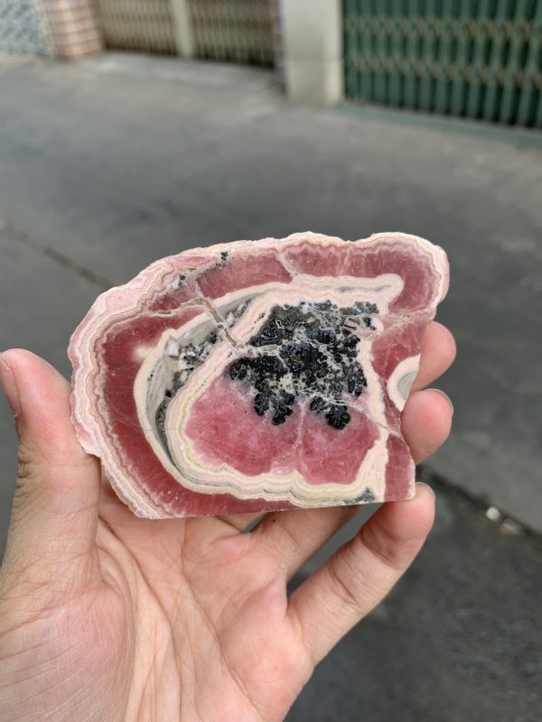  Đá Đào Hoa – Rhodochrosite (ĐH04), KT 5,5*7CM | CADA DECOR