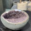 Túi Tiền – Ổ Tụ Tài Thạch Anh Tím – Amethyst (TAT55), KT: 12x6,5x15CM, KL : 1,815kg