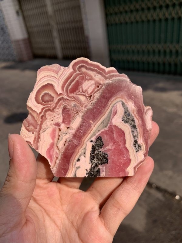  Đá Đào Hoa – Rhodochrosite (ĐH02), KT 7*8CM | CADA DECOR